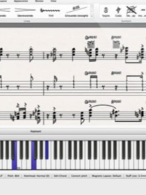 Освоение нотного редактора 'Sibelius'